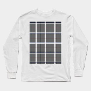 Pewter Plaid Long Sleeve T-Shirt